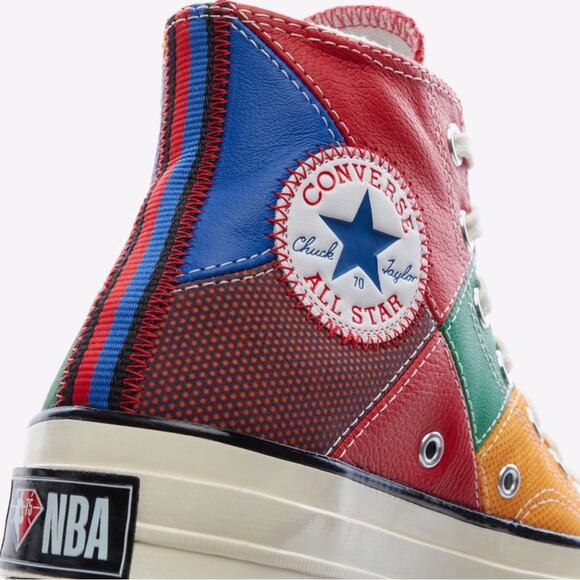 Converse NBA x Chuck 70 High '75th Anniversary' Shoes Mens Size 9 172830C NIB - Picture 10 of 15